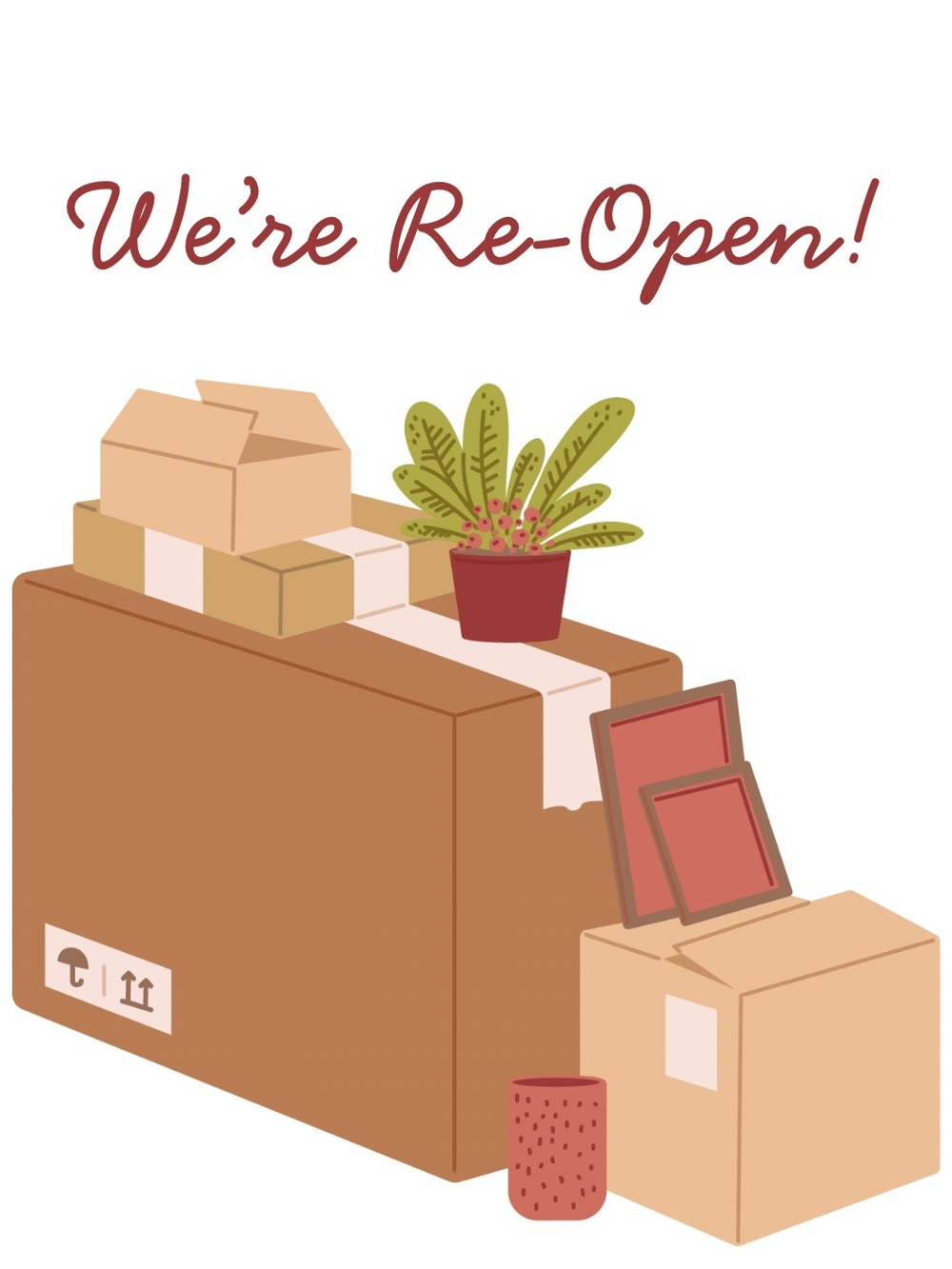 I’m re-opening!